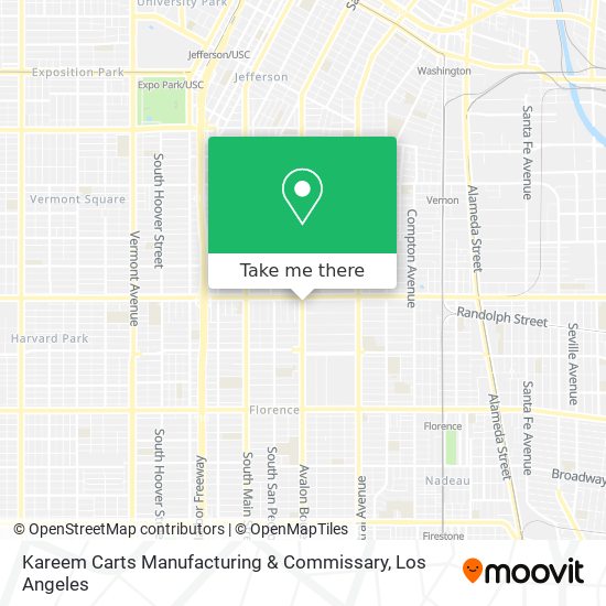 Kareem Carts Manufacturing & Commissary map