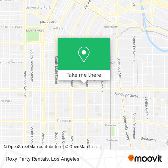 Mapa de Roxy Party Rentals