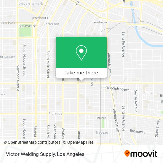 Mapa de Victor Welding Supply