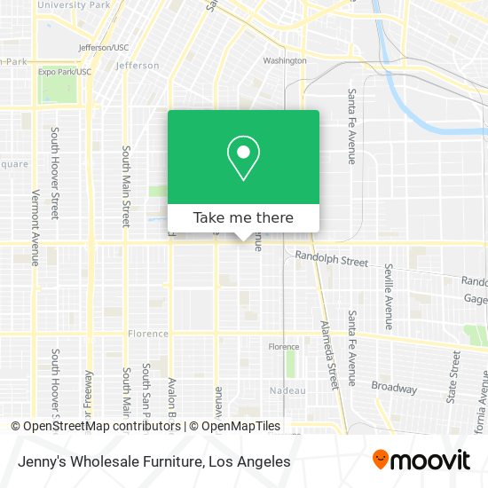 Mapa de Jenny's Wholesale Furniture