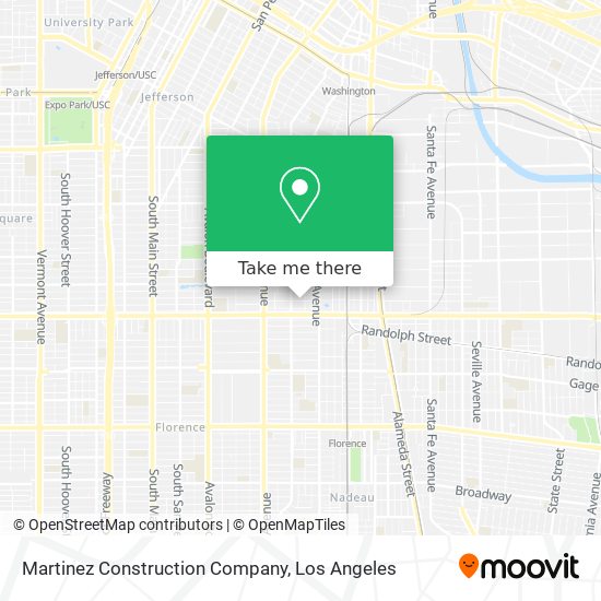 Mapa de Martinez Construction Company