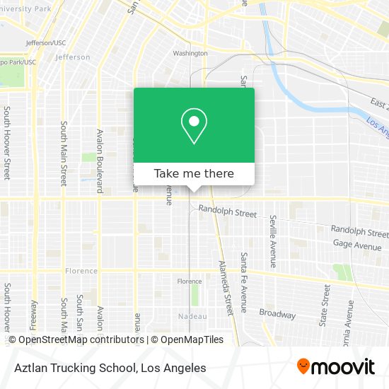 Mapa de Aztlan Trucking School