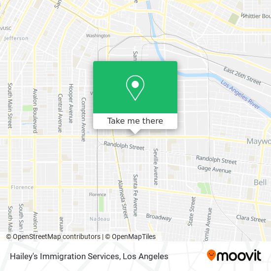 Hailey's Immigration Services map