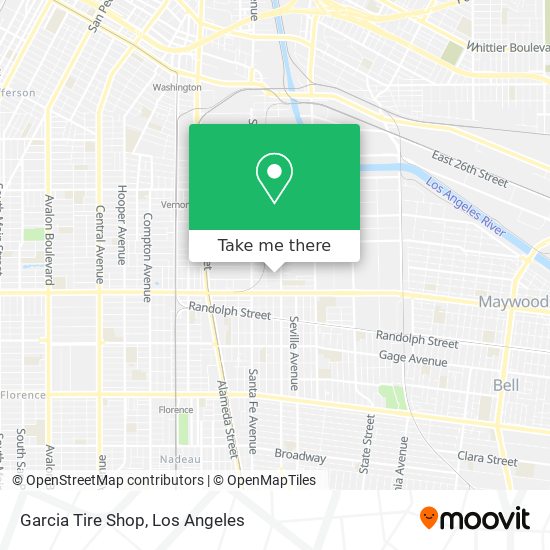 Garcia Tire Shop map