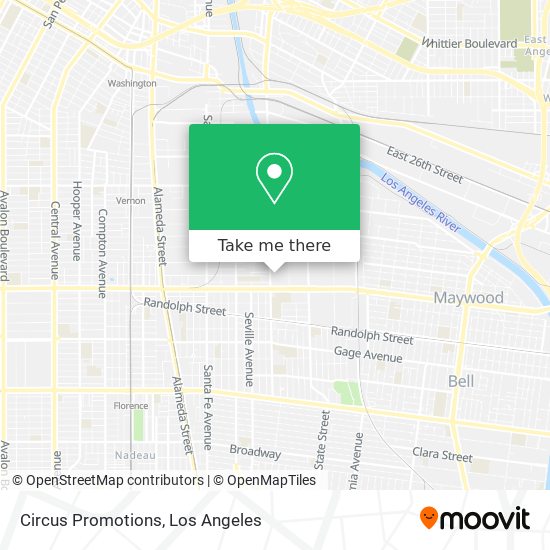 Circus Promotions map