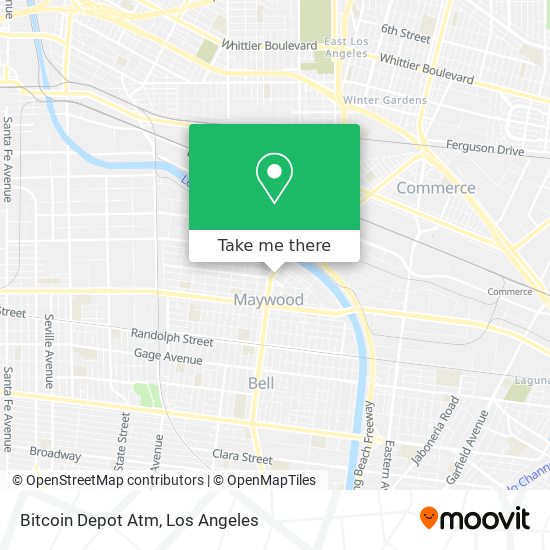 Mapa de Bitcoin Depot Atm