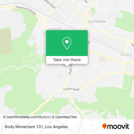 Body Movement 101 map