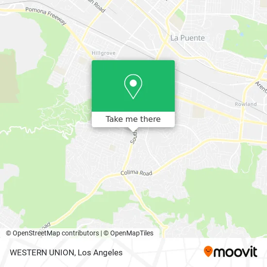 Mapa de WESTERN UNION