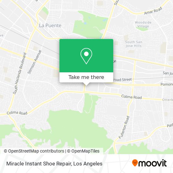 Mapa de Miracle Instant Shoe Repair