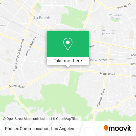 Mapa de Phonex Communication