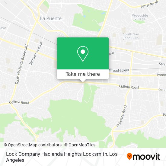 Mapa de Lock Company Hacienda Heights Locksmith