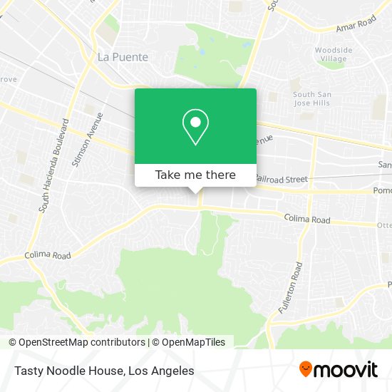 Mapa de Tasty Noodle House