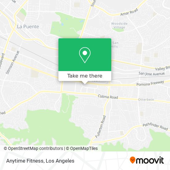 Anytime Fitness map