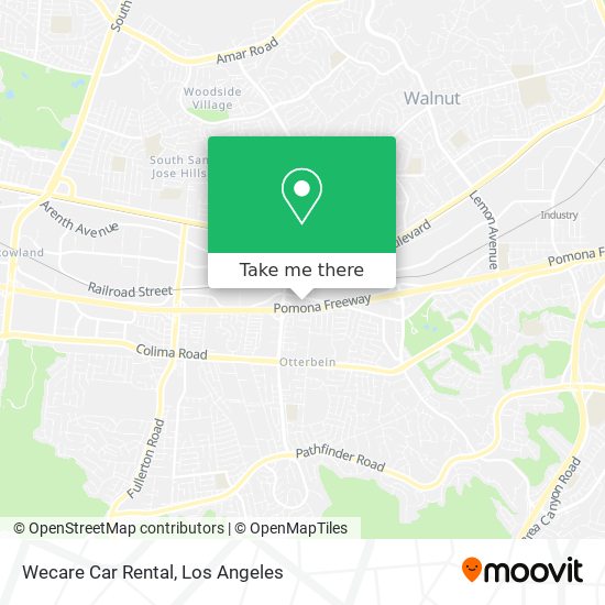 Mapa de Wecare Car Rental