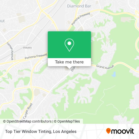 Top Tier Window Tinting map