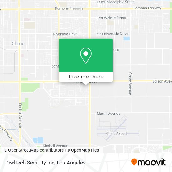 Owltech Security Inc map