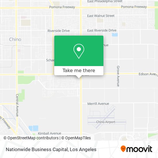 Mapa de Nationwide Business Capital