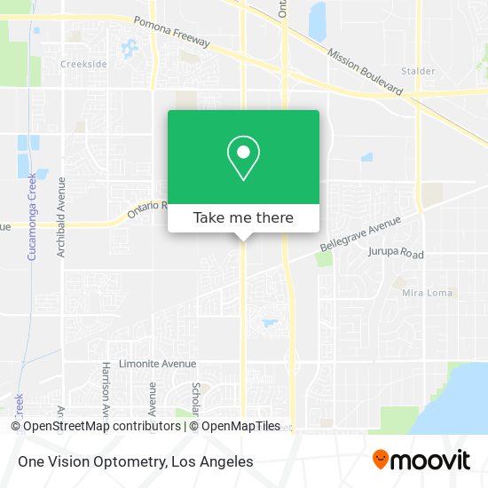 One Vision Optometry map