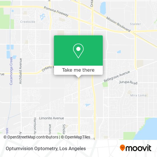 Optumvision Optometry map