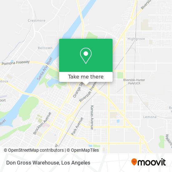 Don Gross Warehouse map