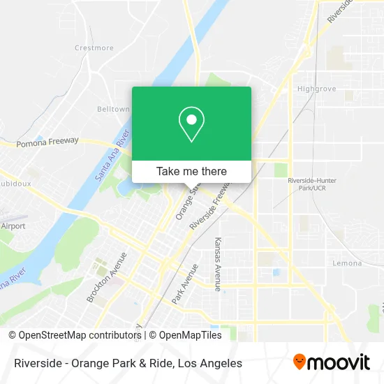 Riverside - Orange Park & Ride map