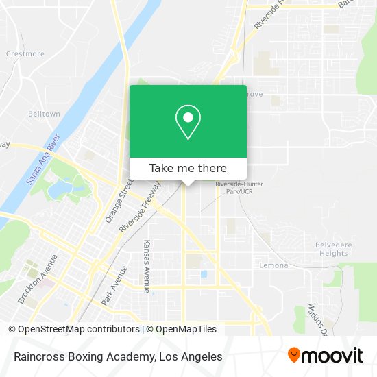 Mapa de Raincross Boxing Academy
