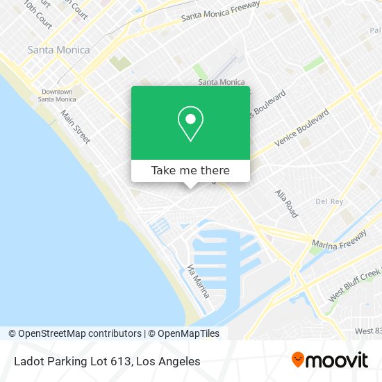 Mapa de Ladot Parking Lot 613