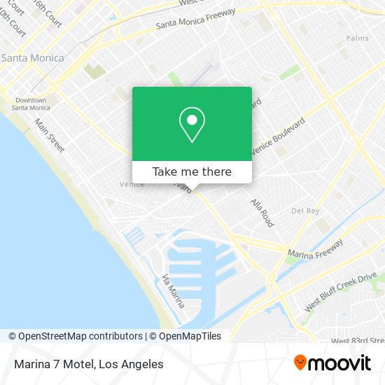 Marina 7 Motel map