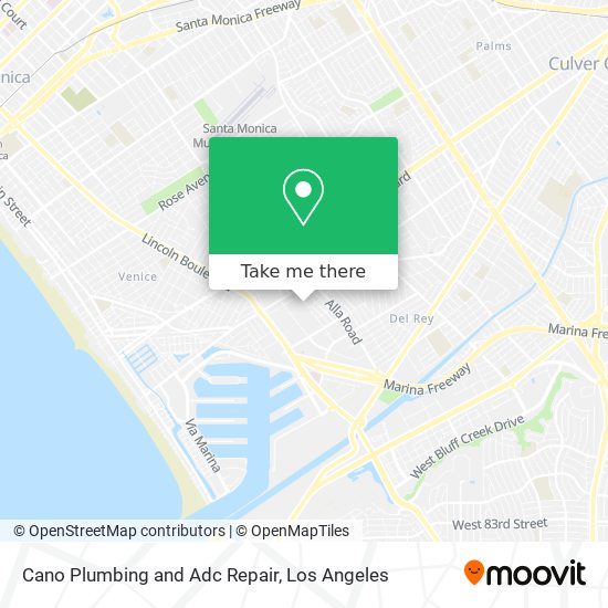 Cano Plumbing and Adc Repair map