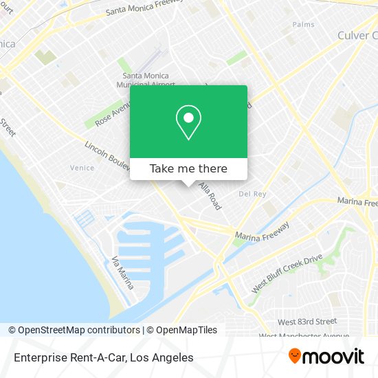 Enterprise Rent-A-Car map