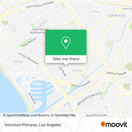 Mapa de Inmotion Pictures