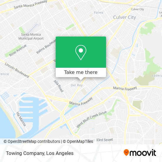 Towing Company map