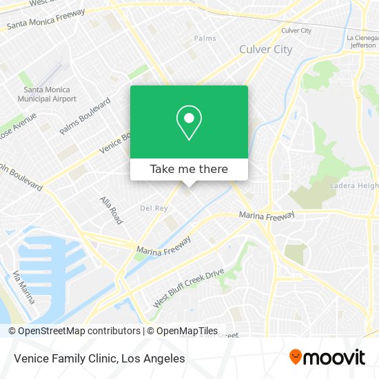 Venice Family Clinic map