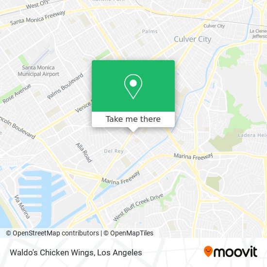 Waldo's Chicken Wings map