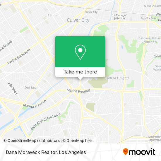 Dana Moraveck Realtor map