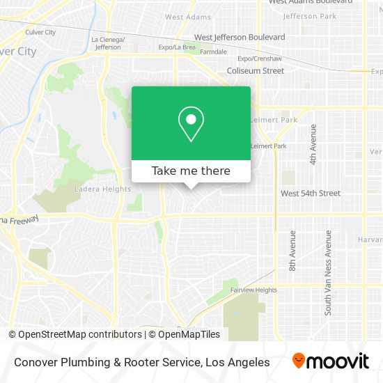 Conover Plumbing & Rooter Service map