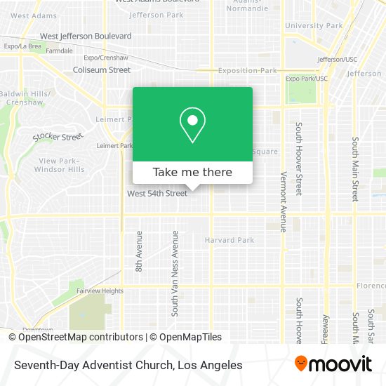 Seventh-Day Adventist Church map