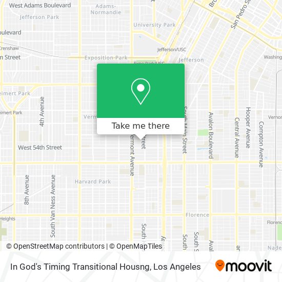 In God's Timing Transitional Housng map