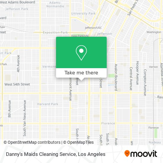 Mapa de Danny's Maids Cleaning Service