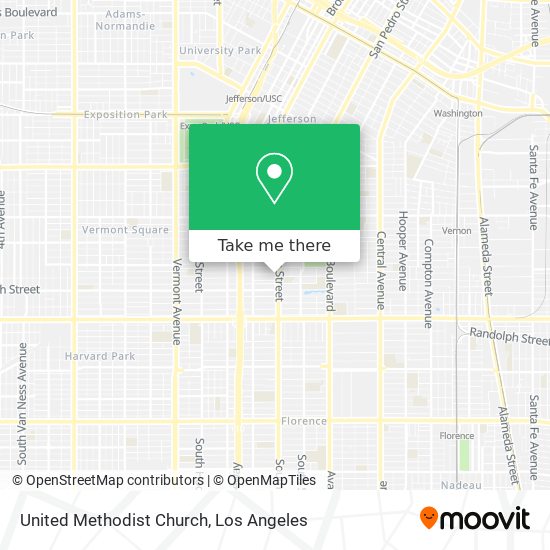 Mapa de United Methodist Church