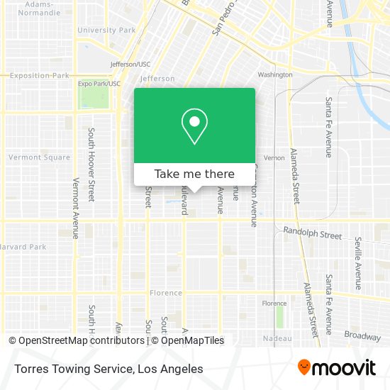 Torres Towing Service map