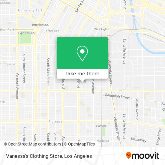 Vanessa's Clothing Store map