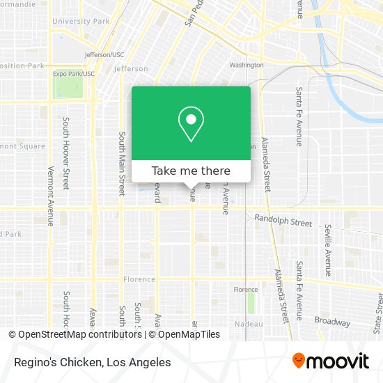 Regino's Chicken map