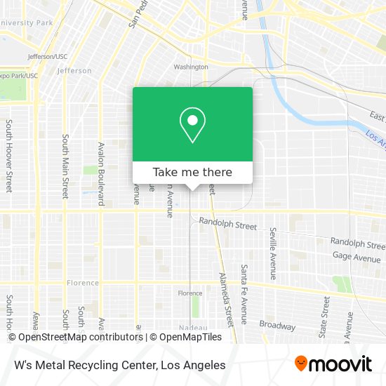 Mapa de W's Metal Recycling Center