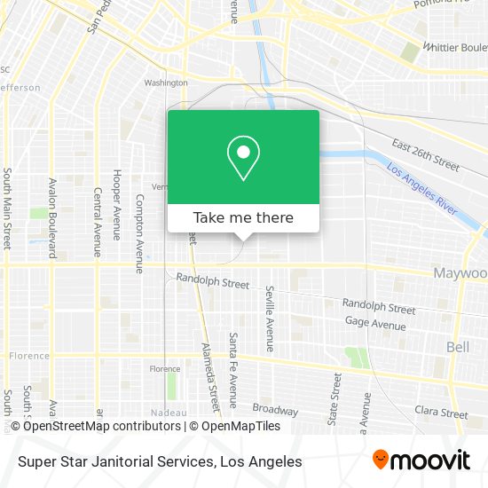 Mapa de Super Star Janitorial Services