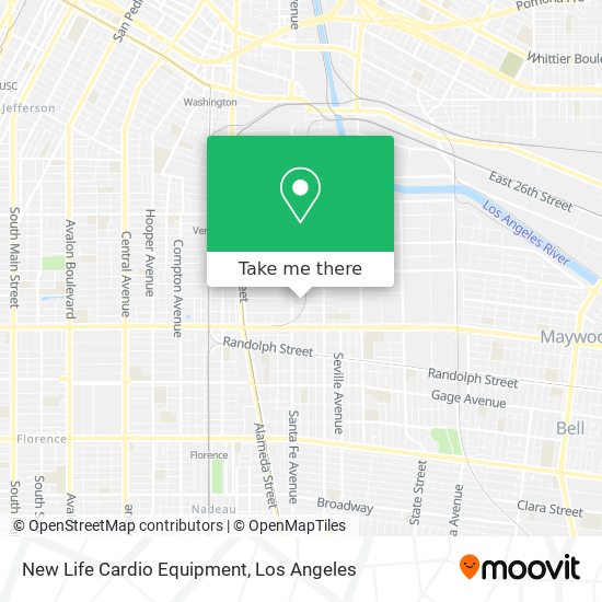 New Life Cardio Equipment map