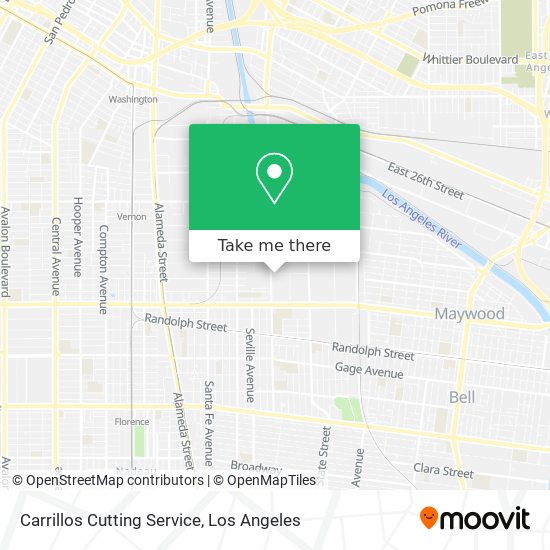 Carrillos Cutting Service map