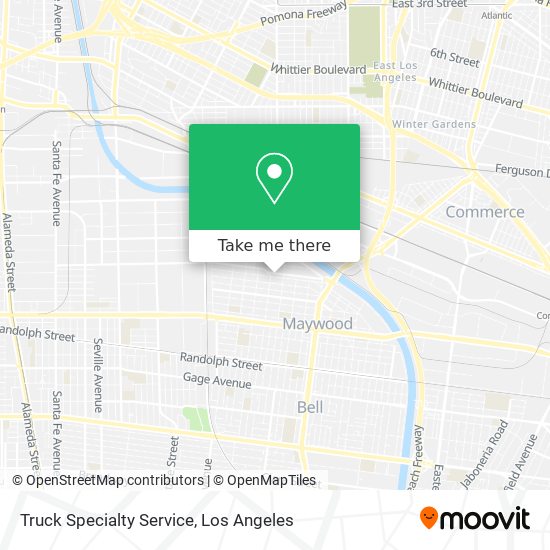 Mapa de Truck Specialty Service