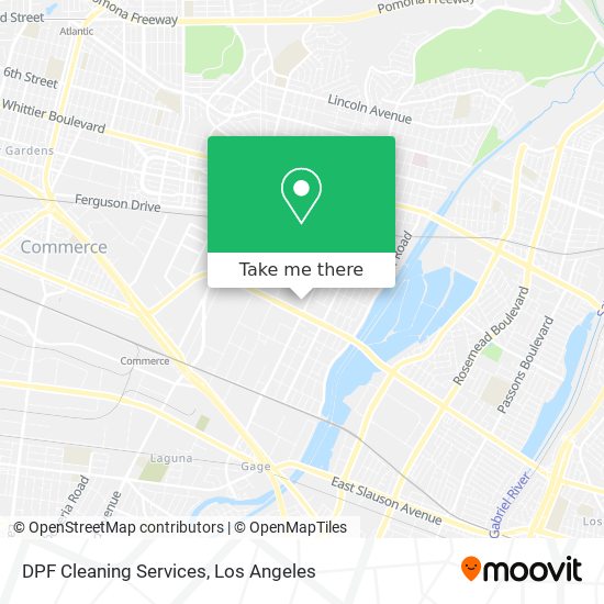 DPF Cleaning Services map
