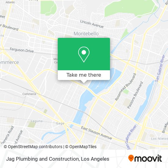 Jag Plumbing and Construction map